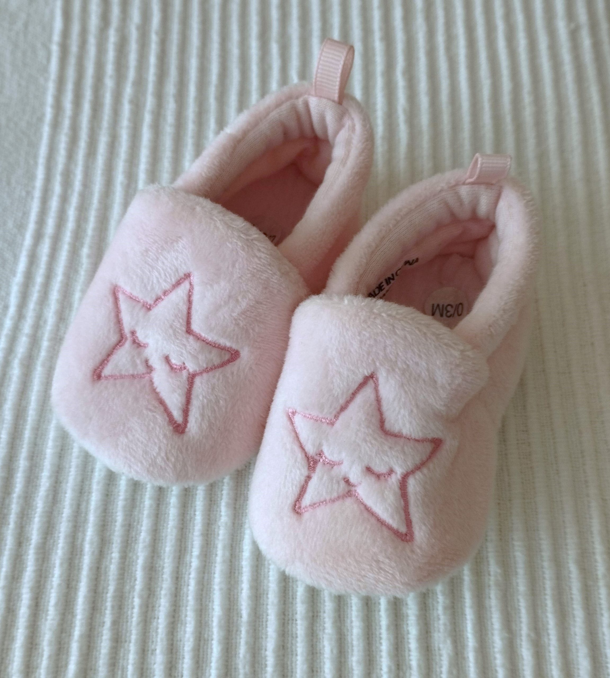 Pantufas estrelinha 0-3 meses