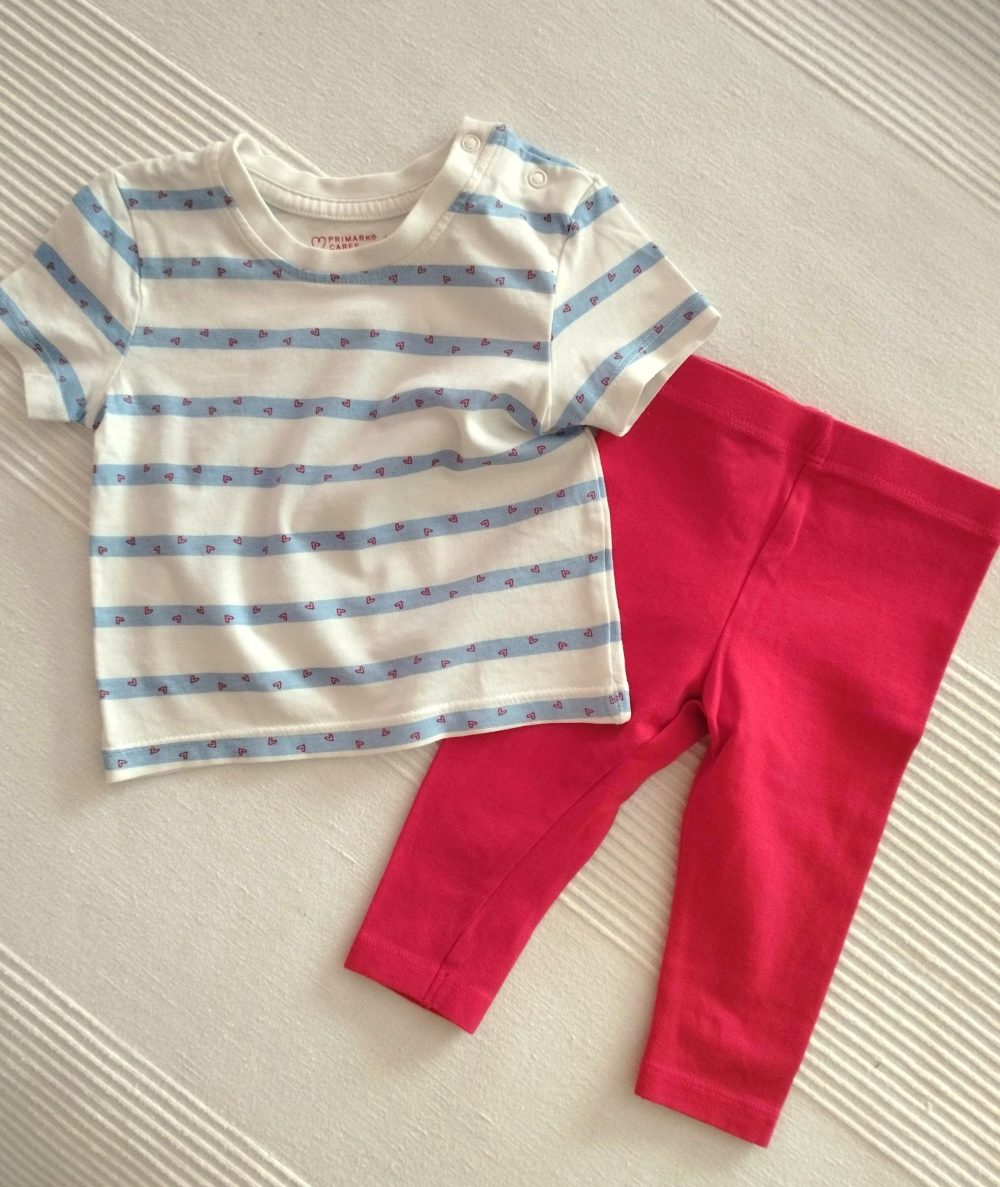 Look corações 3-6 meses