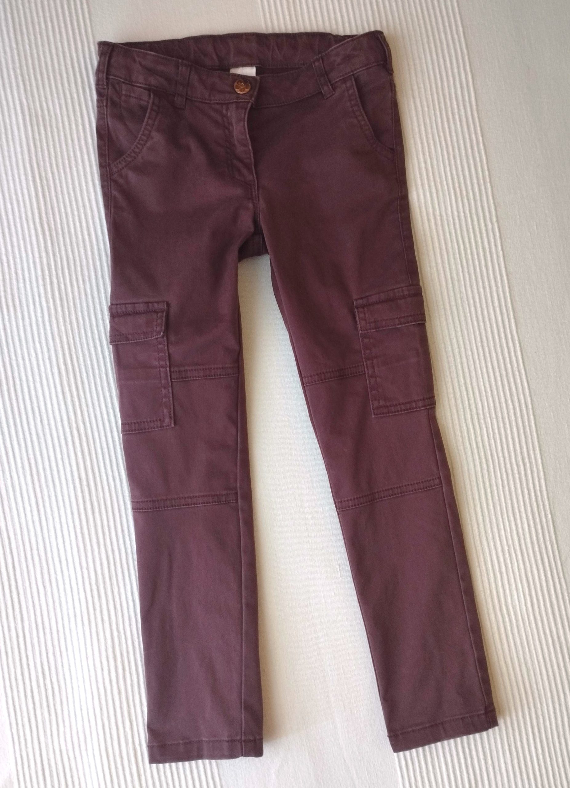 Calças cargo skinny 6-7 anos